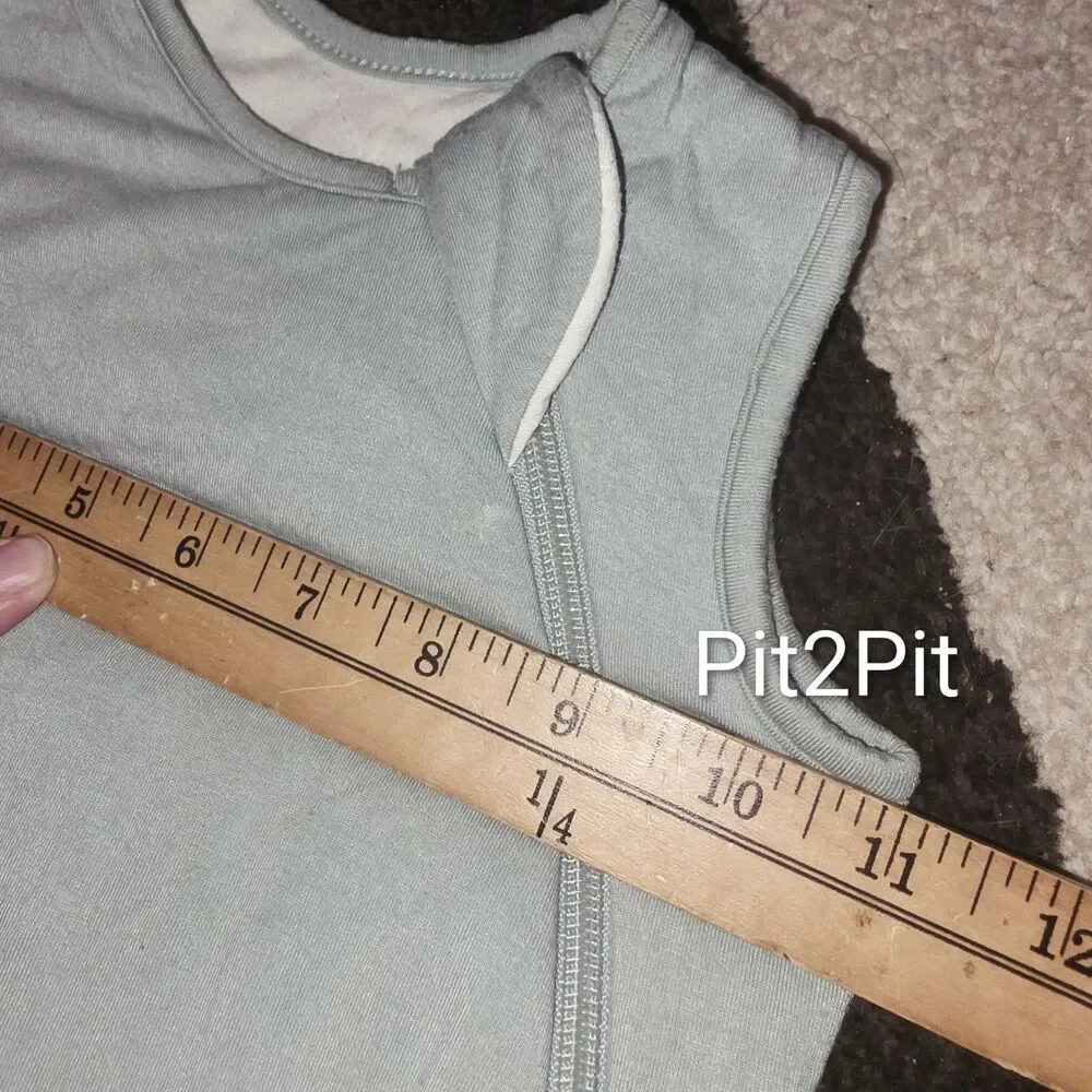 KYTE BABY Sz S 1.0 Tog Solid Sage Green Bamboo Comfort Full Zipper Sleepsack - Picture 4 of 8